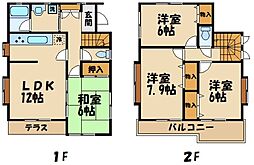 府中市若松町３丁目の一戸建て