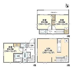 川崎市多摩区菅稲田堤３丁目の一戸建て