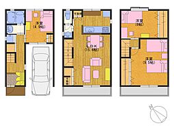 京都市山科区勧修寺冷尻の一戸建て