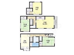 豊中市岡町南３丁目の一戸建て