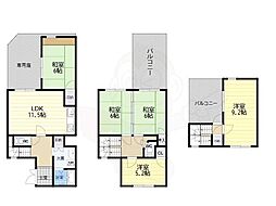 豊中市上野西３丁目の一戸建て