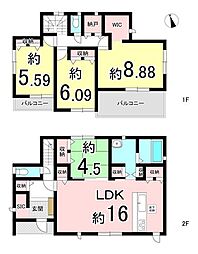 一宮市小信中島字宮前　中古戸建