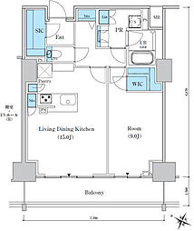 ロイヤルパークスER万代 1307