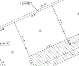 袖ヶ浦市奈良輪　土地　いろどりアイタウン　区画3