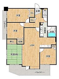 クレアドール神水ガーデン　5階