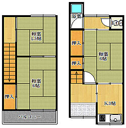 寝屋川市高倉1丁目の一戸建て