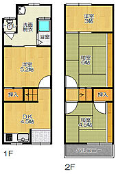 四條畷市南野4丁目の一戸建て