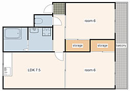 第一青山ハイツ E-2