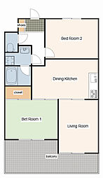 ロイヤルコーポ東雲 404