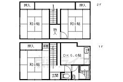 京都市右京区北嵯峨名古曽町の一戸建て