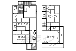 深草大亀谷大山町貸家