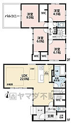 早良区野芥3期　1号棟　新築戸建