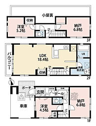 西区福重3期　1号棟　新築戸建