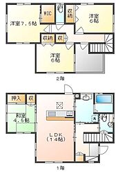 岡山市北区撫川の一戸建て