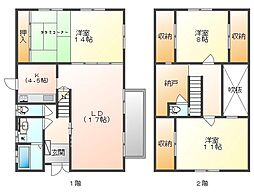 岡山市北区横井上の一戸建て