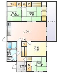 岡山市北区西辛川の一戸建て