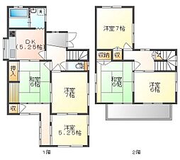 岡山市北区田中の一戸建て