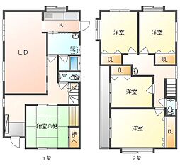 岡山市中区平井１丁目の一戸建て