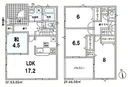 中市第1　2号棟　新築戸建