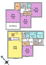 リナージュ瑞穂町殿ヶ谷23-1期全4棟　1号棟