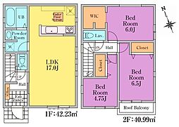 リナージュ瑞穂町箱根ヶ崎東松原23-1期全3棟　1号棟