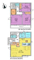 グラファーレ立川市西砂町9期全17棟　14号棟