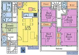 クレイドルガーデン武蔵村山市残堀第19全13棟 1号棟