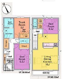 クレイドルガーデン東村山市久米川町第42全4棟　2号棟