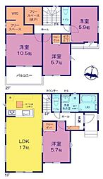 KIS武蔵村山市学園1期全3棟　3号棟