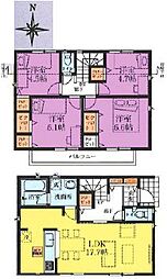 クレイドルガーデン武蔵村山市中原第8全24棟　2号棟