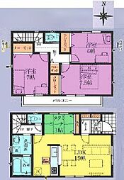 クレイドルガーデン武蔵村山市中原第8全24棟　3号棟