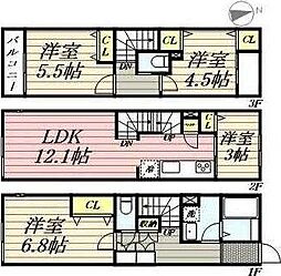 三鷹市上連雀６丁目の一戸建て