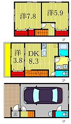 市川市平田３丁目の一戸建て