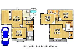 堺市中区小阪　中古一戸建て