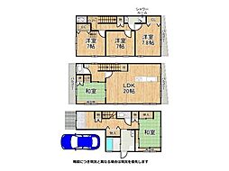 堺市東区日置荘西町3丁　中古一戸建て