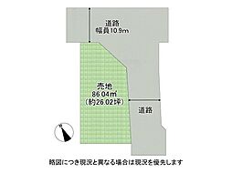 堺市堺区旭ヶ丘南町4丁　建築条件付き土地　全1区画