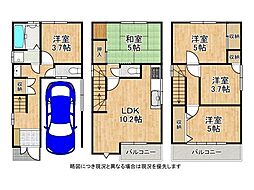 大阪市住吉区帝塚山中5丁目　中古一戸建て