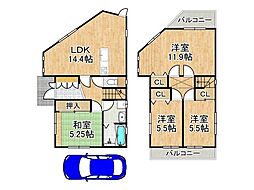 堺市西区浜寺船尾町東4丁　中古一戸建て