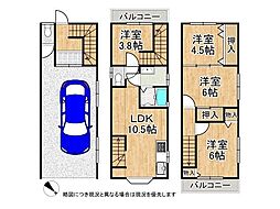 大阪市東住吉区杭全1丁目　中古一戸建て