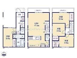 幸区南幸町3丁目　新築一戸建て　1号棟