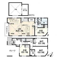 神奈川区白幡南町　1期　新築一戸建て　2号棟