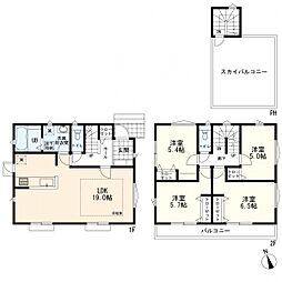 ジーエーレジデンス鶴見駒岡III　新築一戸建て　3期D号棟