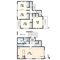 ジーエーレジデンス鶴見駒岡III　新築一戸建て　3期A号棟