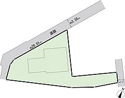 鶴見区東寺尾中台　建築条件無し土地