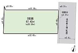 鶴見区北寺尾7丁目　建築条件付き土地　2区画