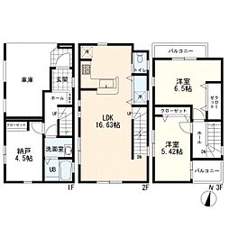 川崎区小田3丁目　新築一戸建て　1号棟