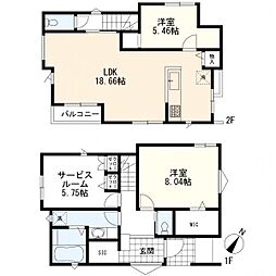 鶴見区上の宮2丁目　新築一戸建て