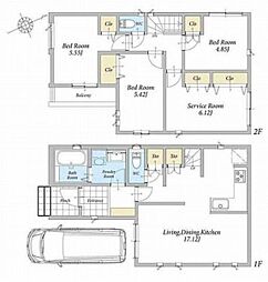 中区本牧町1丁目　新築一戸建て　1号棟
