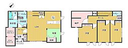 駐車並列3台可能築浅4SLDK周南市下上　中古戸建