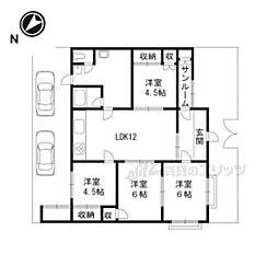 栗東市安養寺３丁目の一戸建て